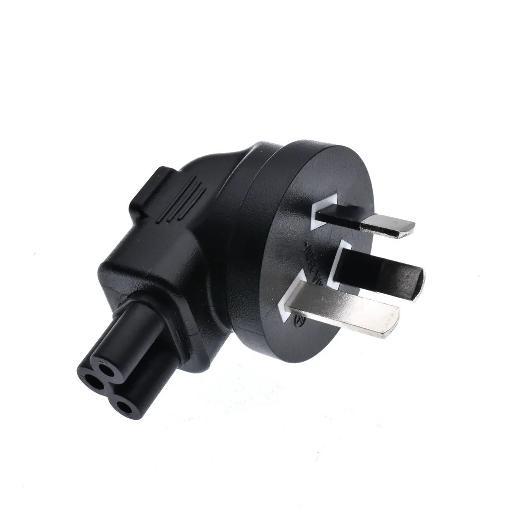 Адаптер AU-C5 штекер IEC 90 ° переменного тока гнездовой адаптер 3-полюсный 3-зубчатый - Цена: 152