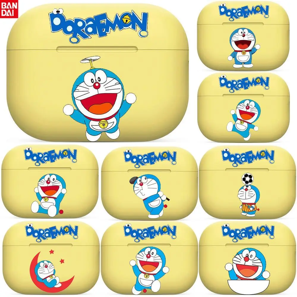 

Moe Doraemon Silicone Case For AirPods Pro 3 2 1 Case Cover Coque Wireless Bluetooth Headphones Cover On AirPods Pro Funda comic