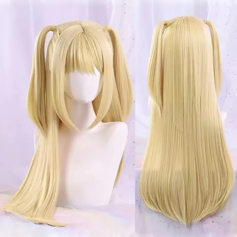 MisaMisa Косплей Death Note Косплей Костюм Миса Амане Парик Женское Кожаное Платье Кружевные Рукава Носки Ожерелье Колье Комплект Наряды (art.: 3920d332fe68f) - 3920d332fe68f