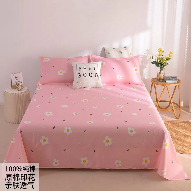 Plaid Quilted Cover Floral No Pillowcase Double Bed 1pc Thicken Waterproof Queen Size For Mattress EM2746-2768