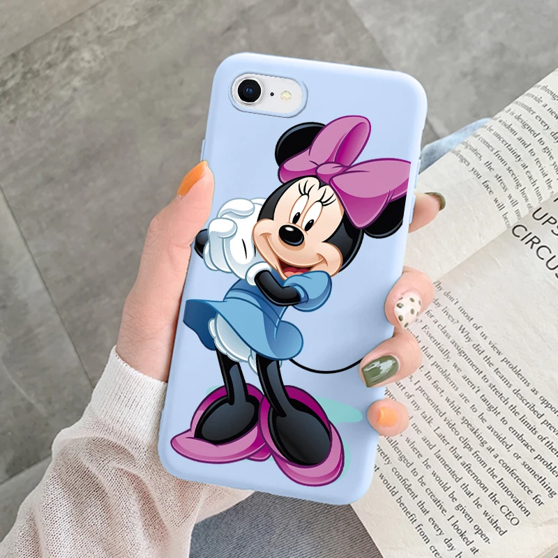 Чехол Минни Дональд Дак для iphone 6 6s Plus чехлы телефонов милый мультяшный чехол с