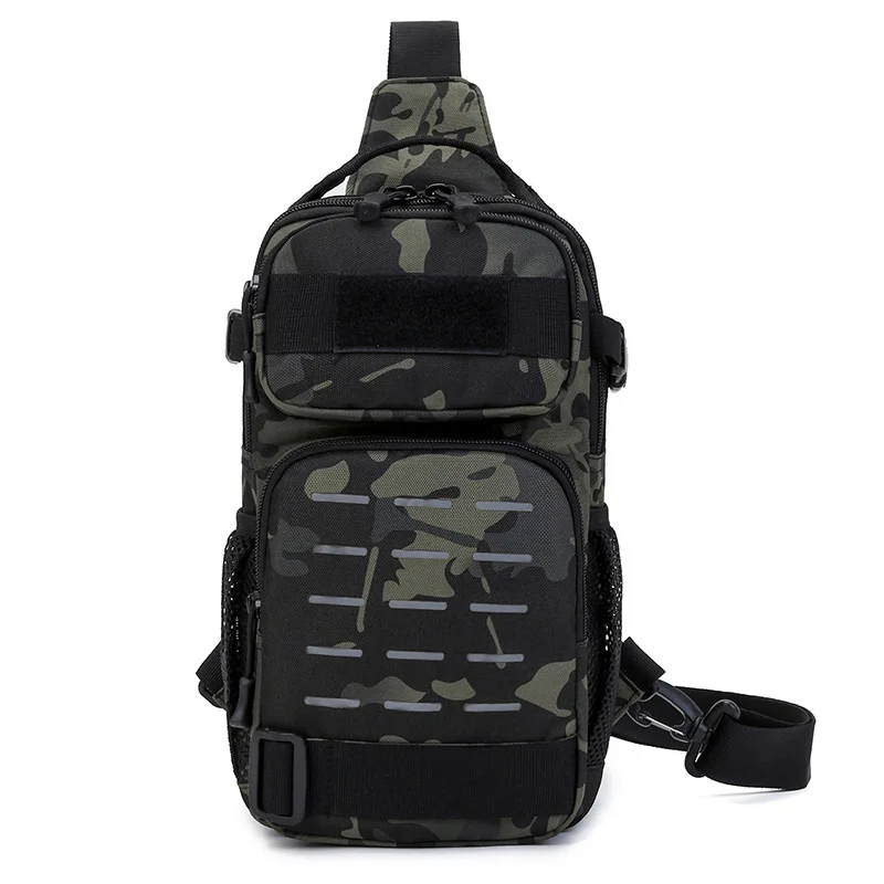 

Tactical Sling Shoulder Bags Waterproof Night Reflective Strip Pack EDC New Molle Chest Bag 10L Capacity Wear-resisting