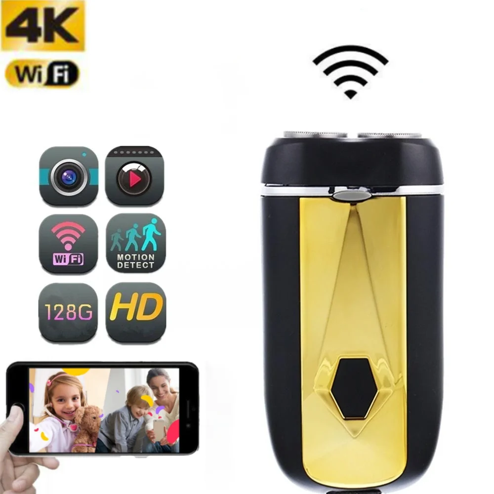 

Мини-камера HD 4K с Wi-Fi и функцией ночного видения