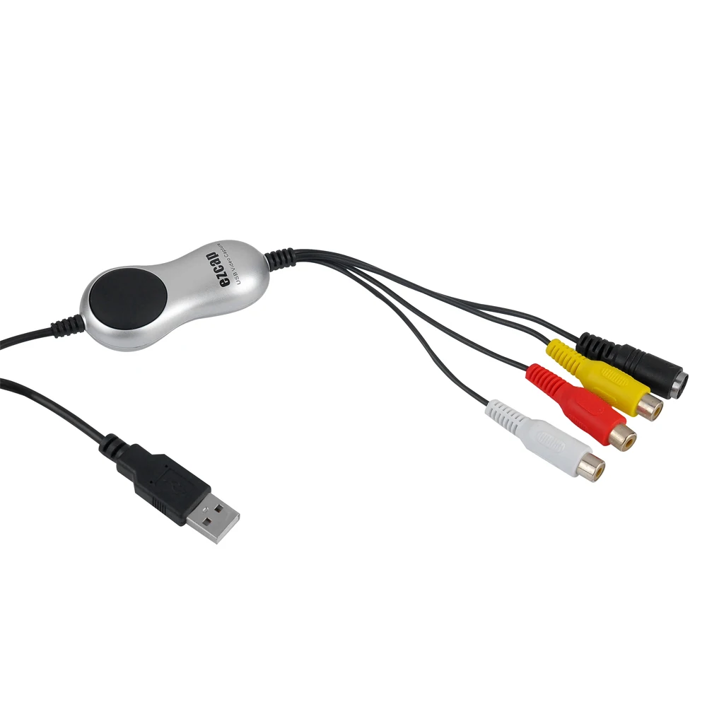 Фото USB 2.0 AV S Карта видеозахвата DVD VHS DVR 8 мм Аналоговый аудио-видеорегистратор Grabber в цифровой преобразователь для Windows 11/10/8/7 №5