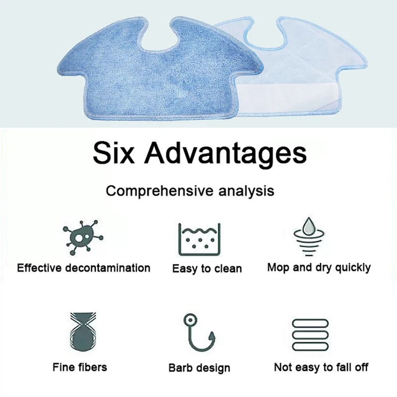 Робот пылесос аксессуары швабра ролик щетка Hepa фильтр боковой щетки части пакет