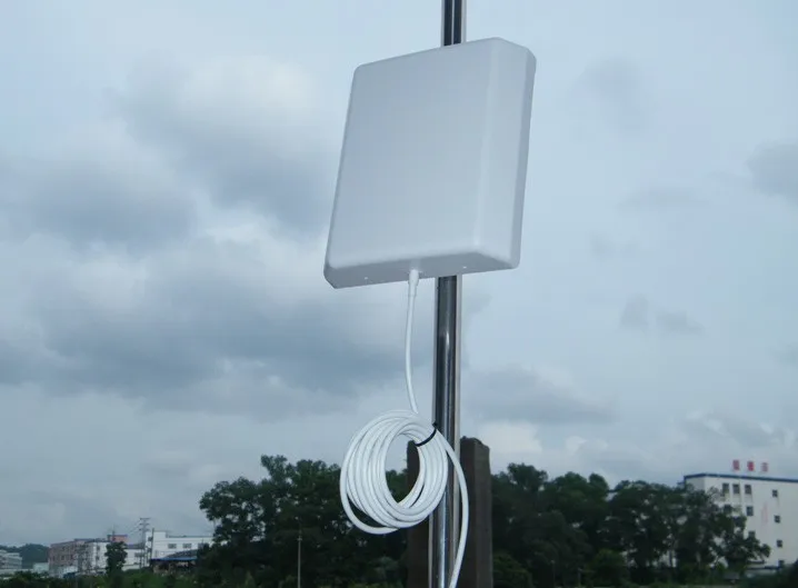 433MHz lora patch antenna SMA 3meter cable outdoor 433M data transmitting panel aerial 6dBi