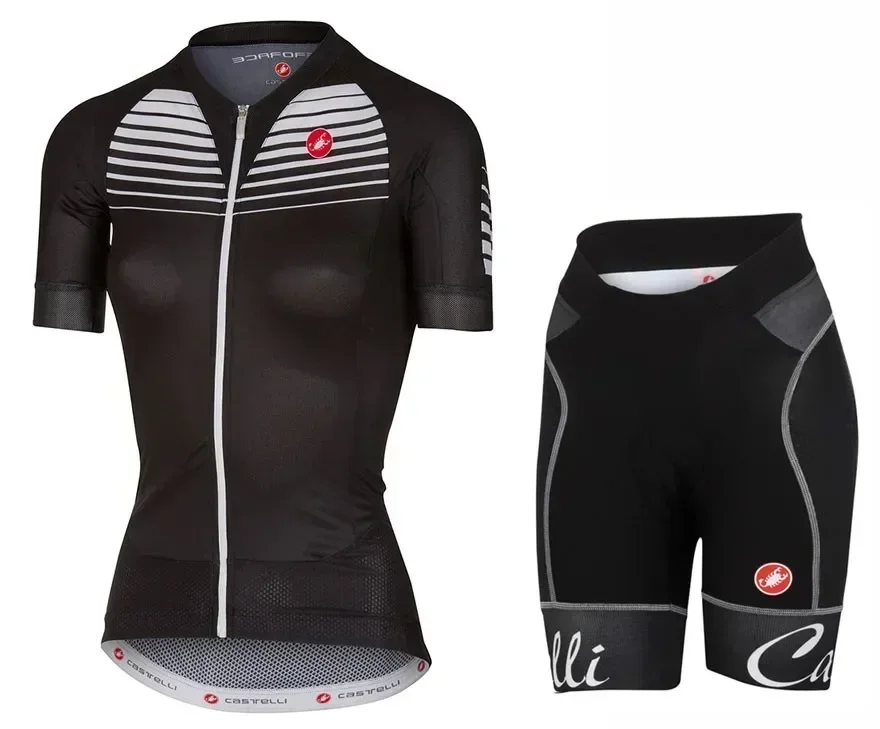 Новые женские велосипедные майки с короткими рукавами комплект уличной