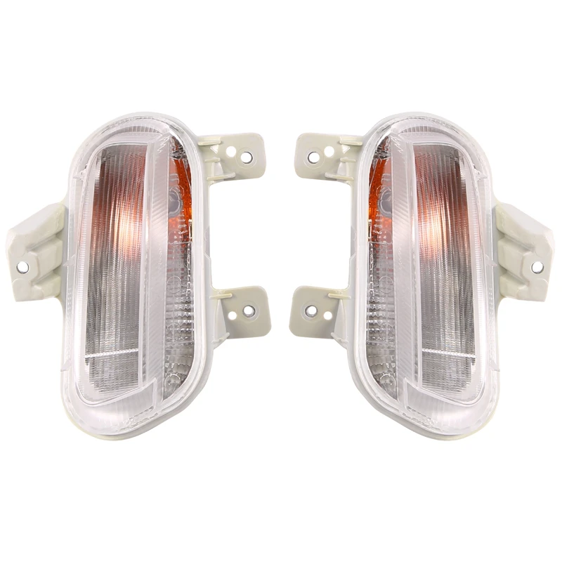 

1 Pair Auto Accessories Front DRL Parking Turn Signal Fog Light For Jeep Renegade 2019-2021