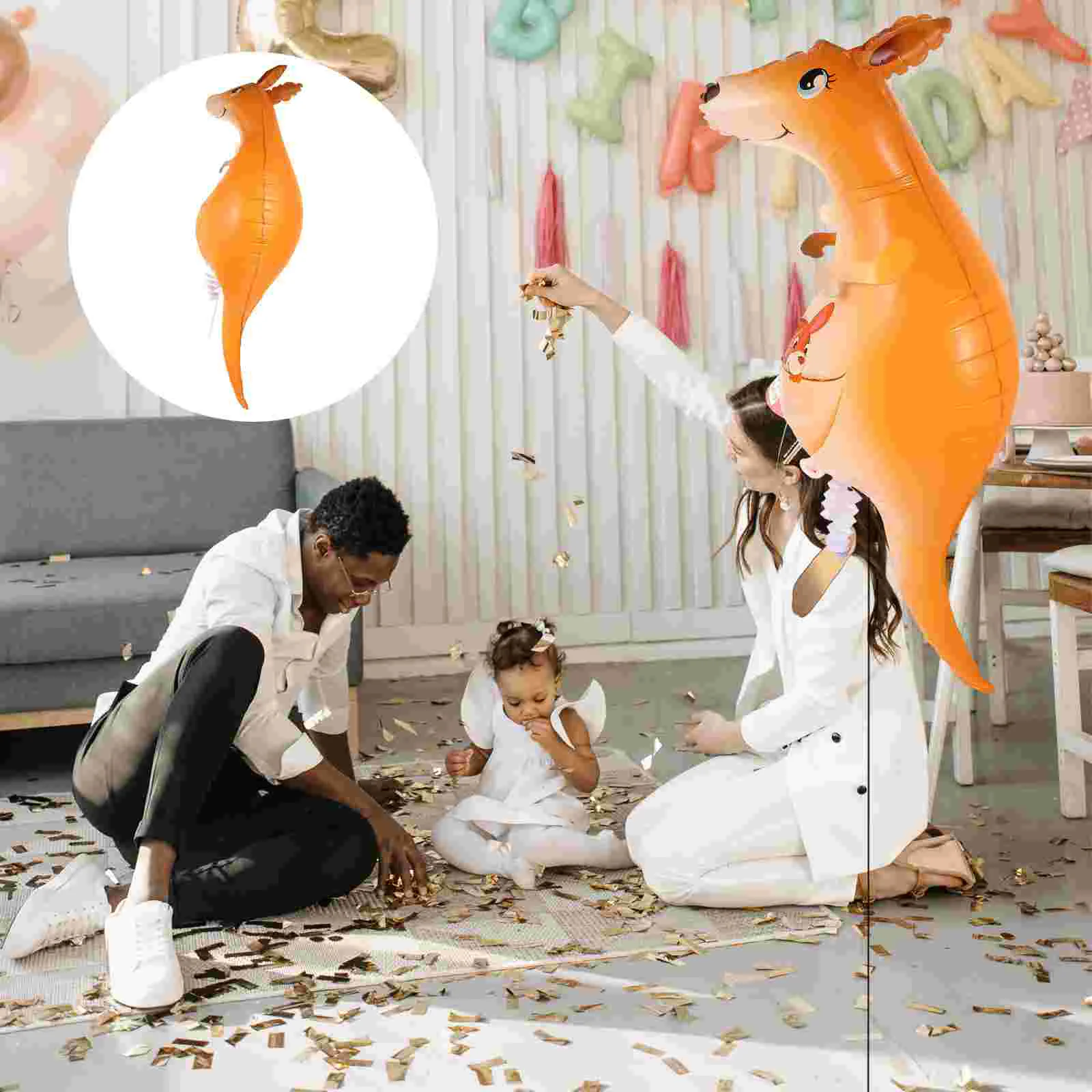 2 Pcs Walking Animal Balloons Foil for Children Toy Stuffed Animals Kids Birthday |