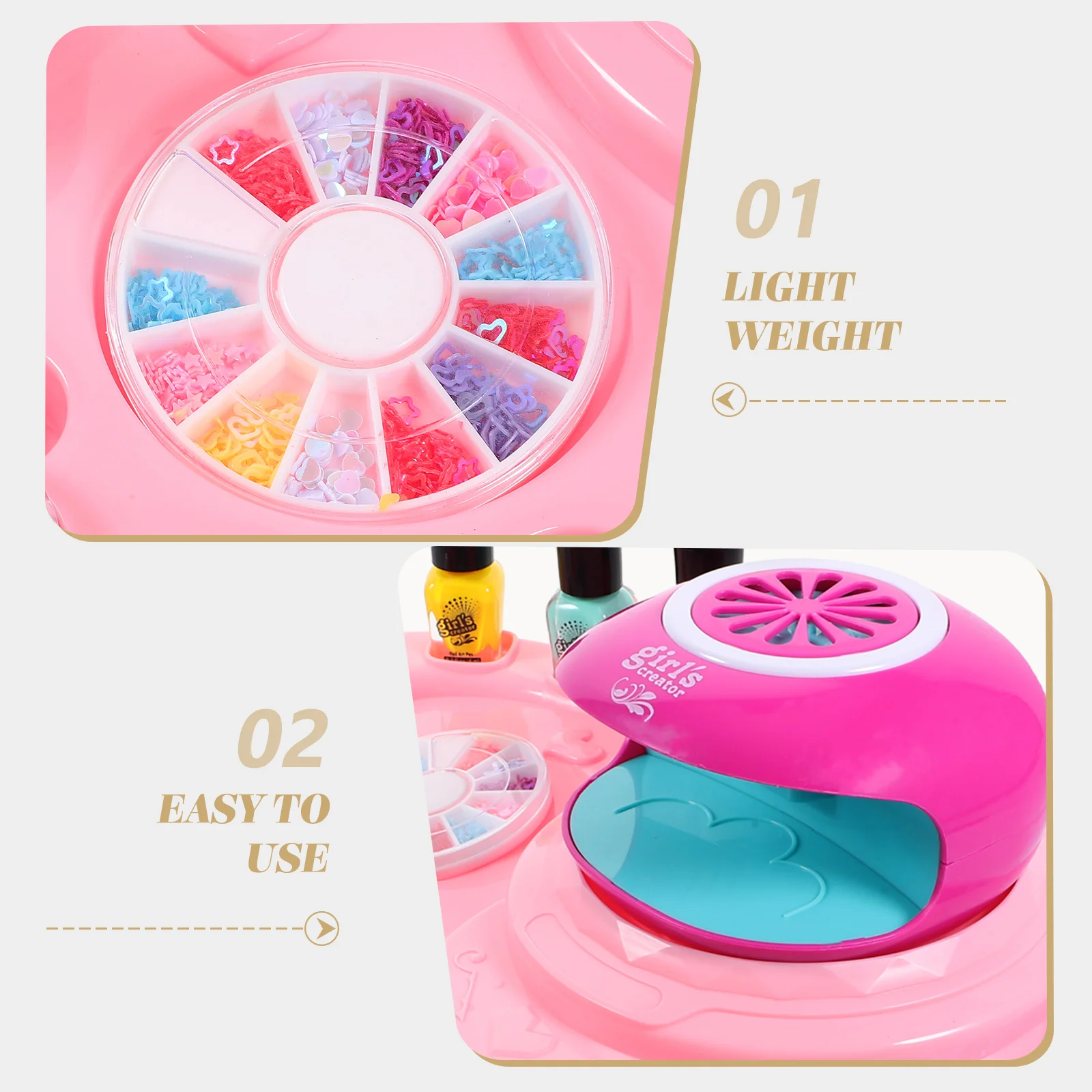 Набор для ногтей игрушечный набор комплекты пилок маникюрный девочек