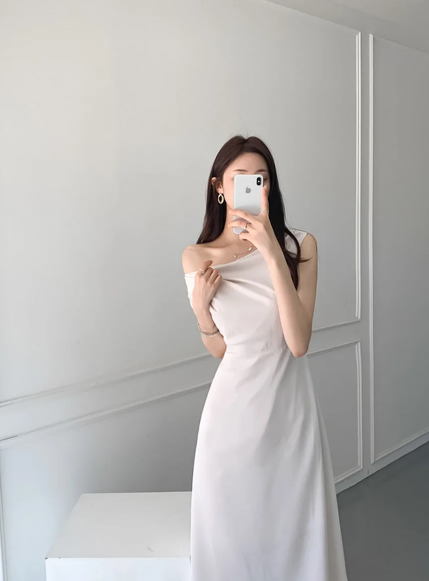 

Summer Designer Solid Dress Women French Sexy Chic Party Midi Dress Female Office Lady Teatime Wear Korean One-piece Dress BB32