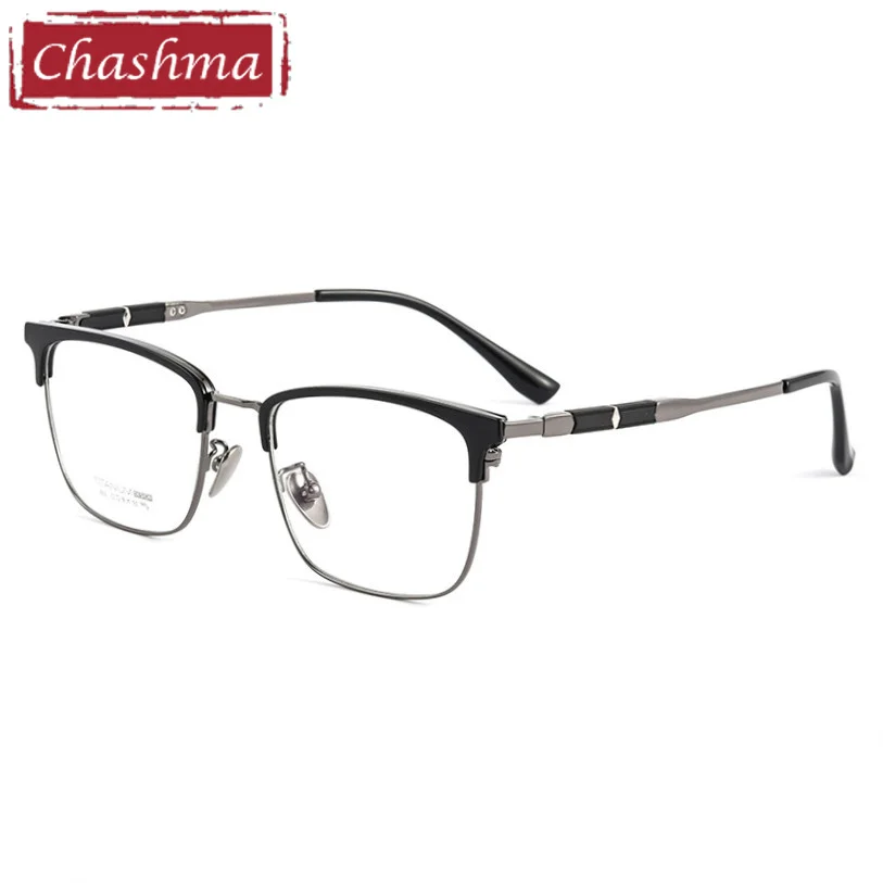 

Chashma Female Eyeglasses Men Prescription Glasses Titanium Ultra Light Anti Blue Ray Glass for Progressive Lenses Gafas