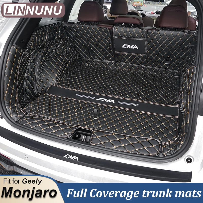 LINNUNUджили монжаро водонепроницаемый коврик для багажника подходит Geely Monjaro Manjaro