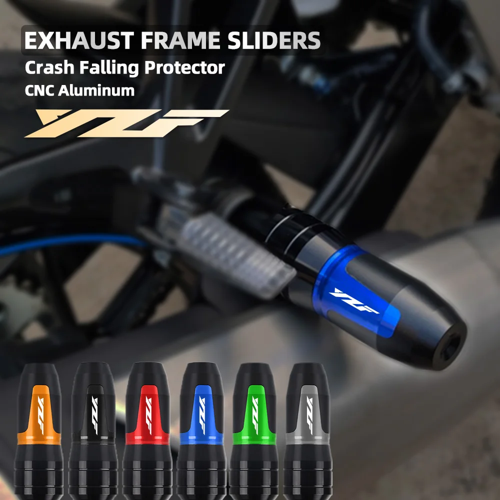 

For Yamaha YZF R1 YZF R3 YZF R6 Exhaust Frame Sliders Crash Pads Falling Protector YZF-R1 YZF-R3 YZF-R6 R125 YZF R25 R1M R1S R6S
