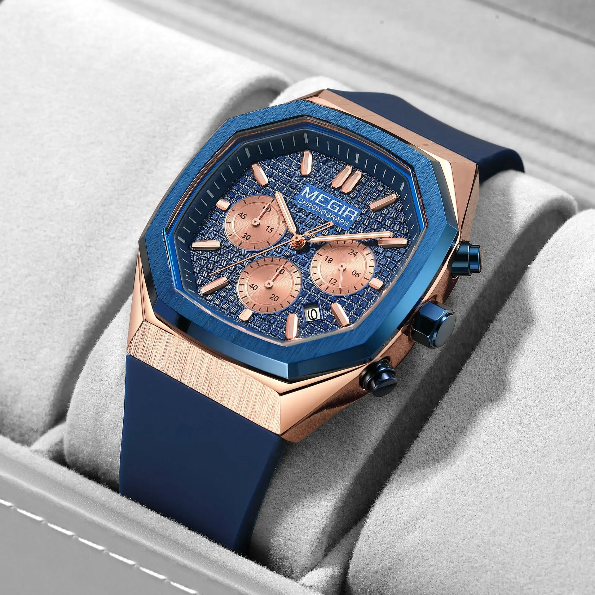 

Watches for Men Silicone Easy Read Waterproof Sport Casual Fashion Analog Quartz Luminous Fathers Gifts Black Wrist Watch