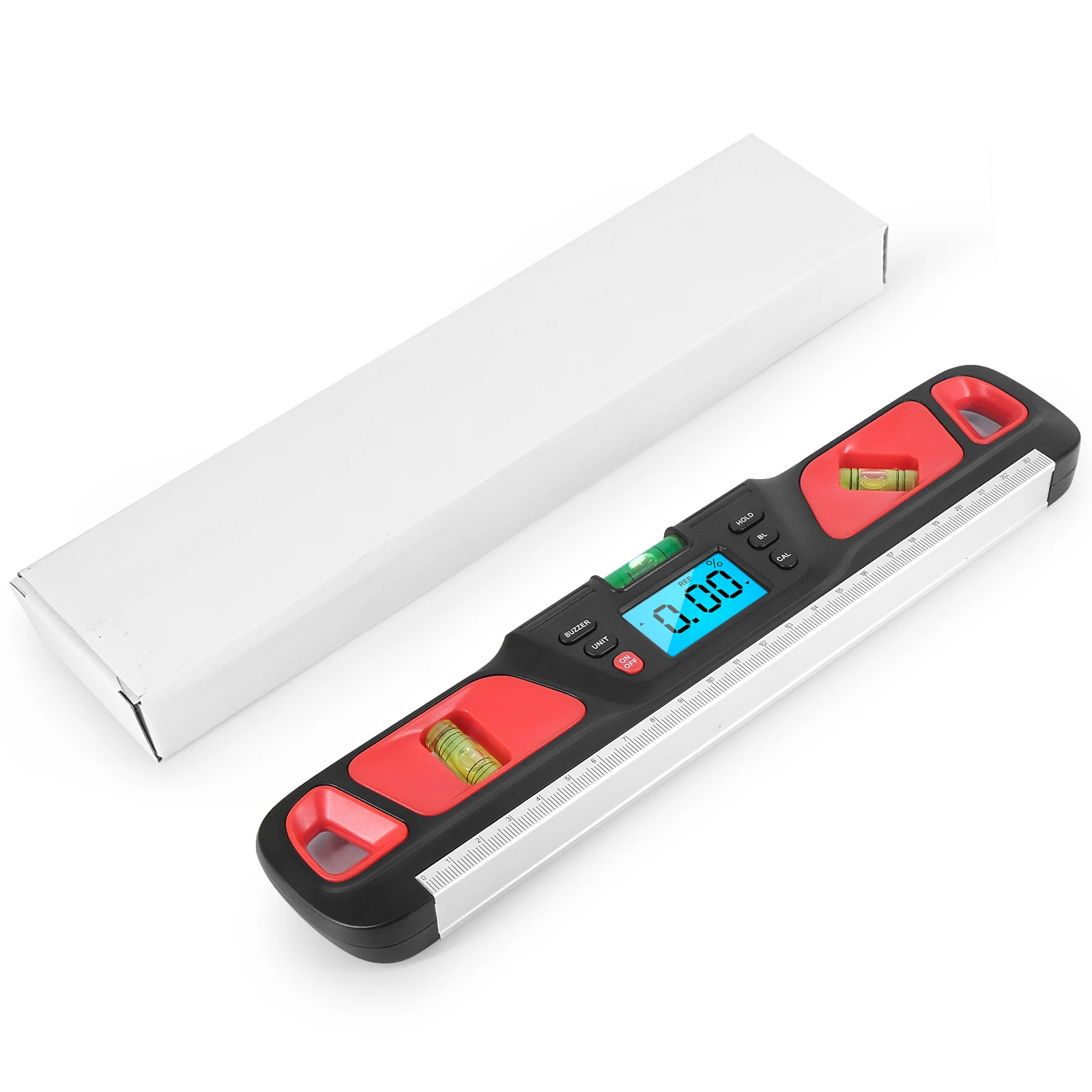 Электронный цифровой транспортир, 360-градусный цифровой спиртовой уровень, инклинометр, шкала, линейка, угловой искатель, пузырьковые деревообрабатывающие инструменты