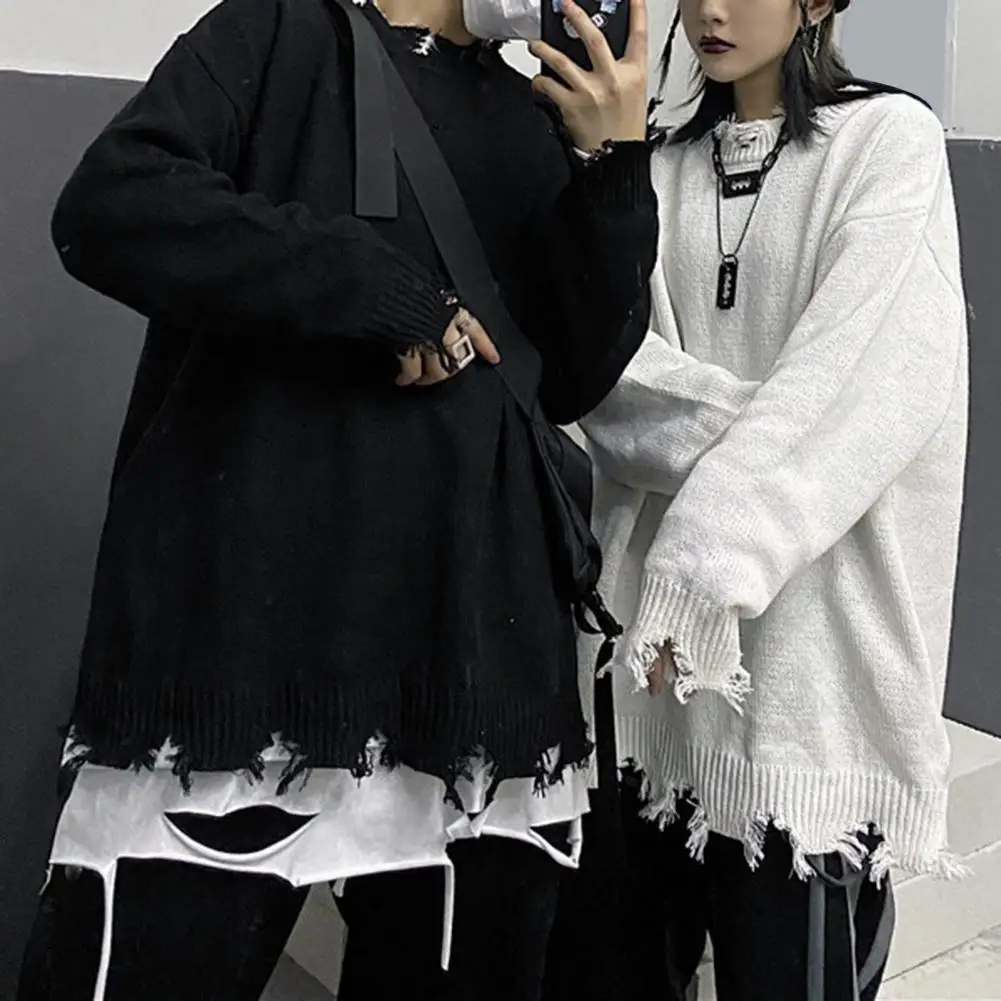 

Мужской мягкий свитер в стиле хип-хоп