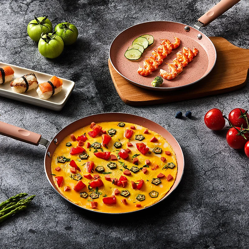 

Grill Frying Pan High Quality Nonstick Frying Pot Egg Pancake Pan For Kitchen Dishes Omelette Induction Cooker Pan Handle