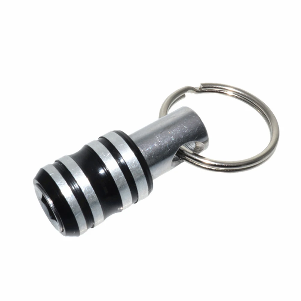

6pc Hex Shank Screwdriver Bit Holder Extension Bar Tough Keychain Driver Keyring Drill Screw Adapter Quick Release Keychain Easy