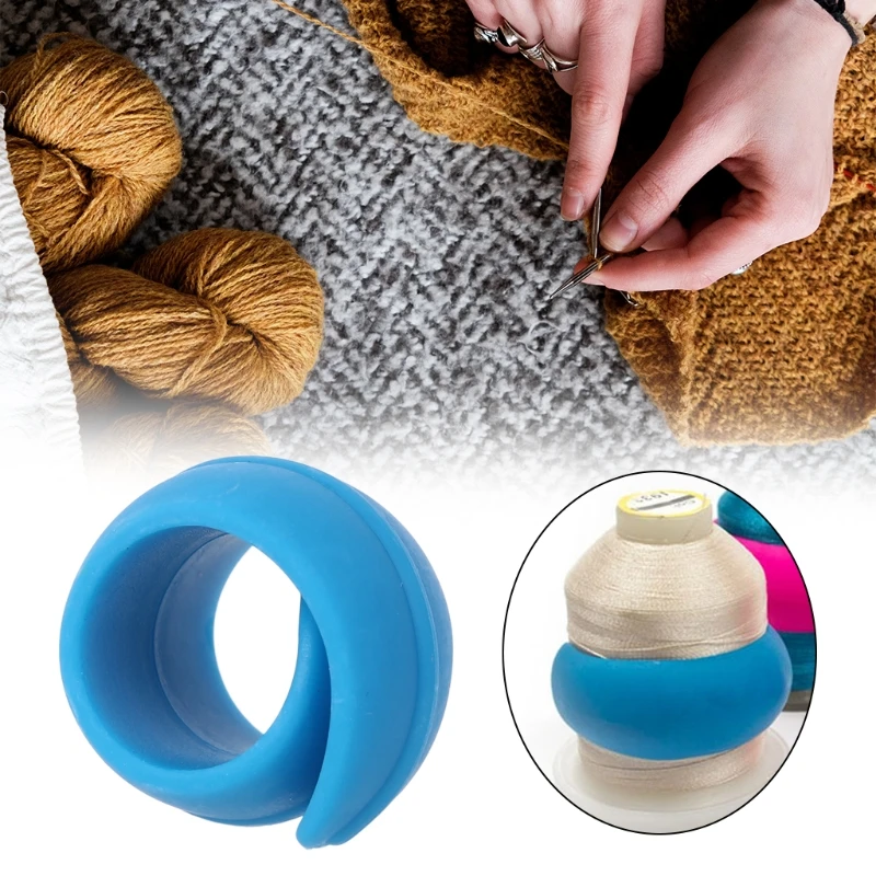 

100pcs Embroidery Sewing Machine Thread Spool Huggers Tool Keep Spools From Unwinding No Loose Ends Tails