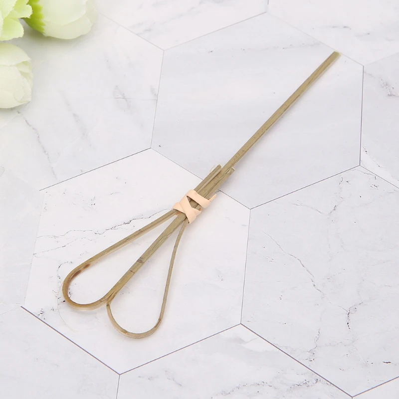 Y1UB 50 шт. одноразовые бамбуковые палочки для коктейлей зубочистки коктейльные