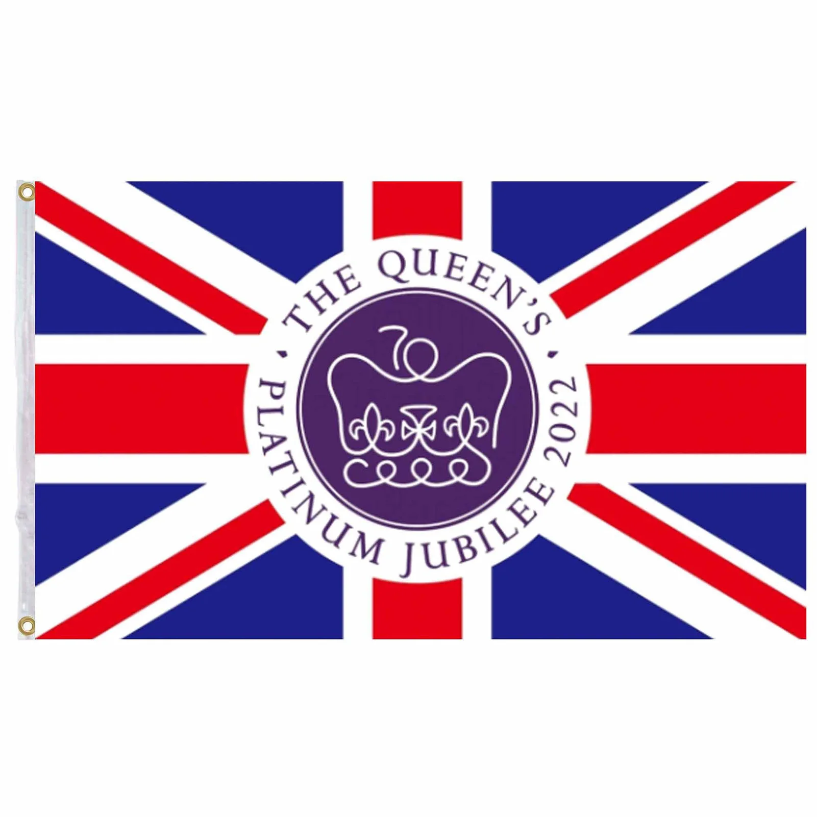 

Queens Jubilee 2022 DecorationsUnion Jack Flags For All-Weather Union Jack Flags Featuring Her Majesty The Queen Vivid Color