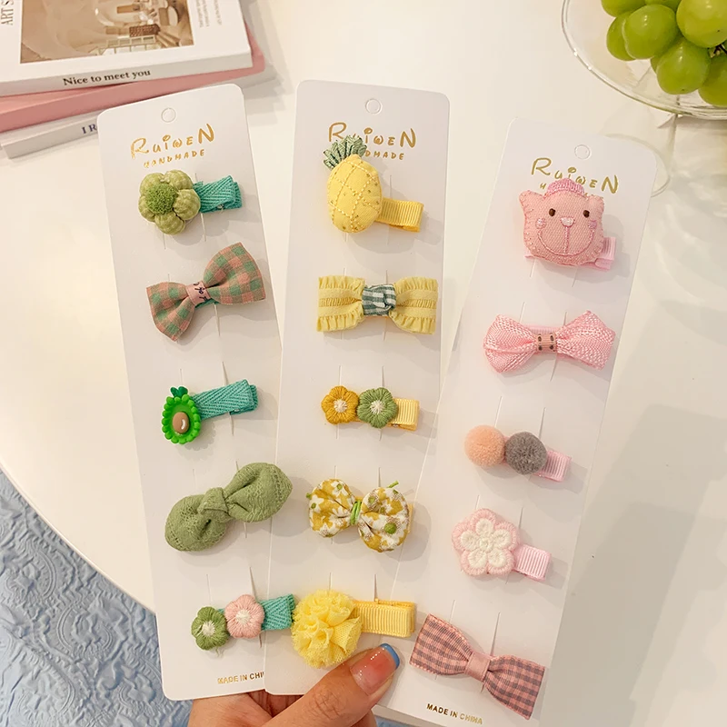 

Baby Barrettes Baby Girl's Hair Volume Is Less Cloth Wrapper Does Not Hurt Sweat Hair Removal Tool Hairpin Clip Headdress Childr