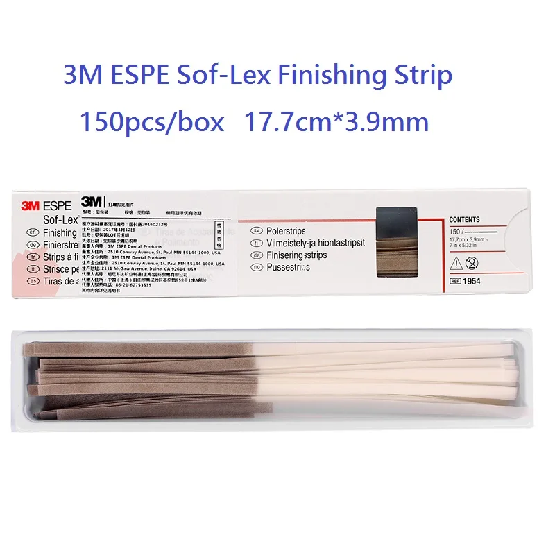 

3M ESPE Sof-Lex Finishing Strips 1954N Dental Polish Dices Dental Rubber Polisher Dental Finishing And Polishing Strips 1954