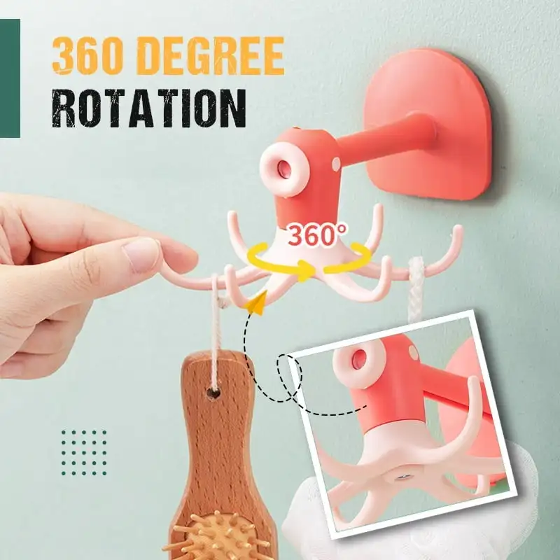 

Вращающийся на 360 ° крючок, кухонные аксессуары, хранилище, органайзер для ванной комнаты, стеллаж для хранения, вращающийся держатель, наст...