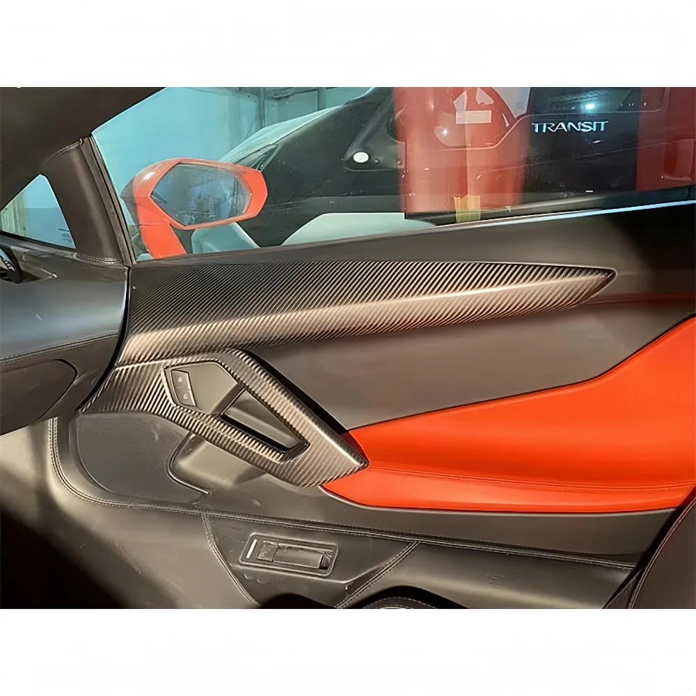 Фото Подходит для модификации Lamborghini Aventador LP700 LP720, высококачественная матовая отделка салона из сухого карбона в стиле OEM. №2