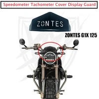 motorcycle sun visor speedometer tachometer cover display shield for zontes g1x 125