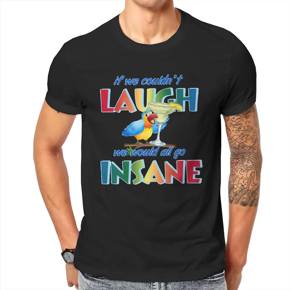 

Men's Parrot Bird Pet Animal T Shirt Favorite Cute Pet Cotton Clothing Vintage Short Sleeve Round Collar Tees Summer T-Shirt