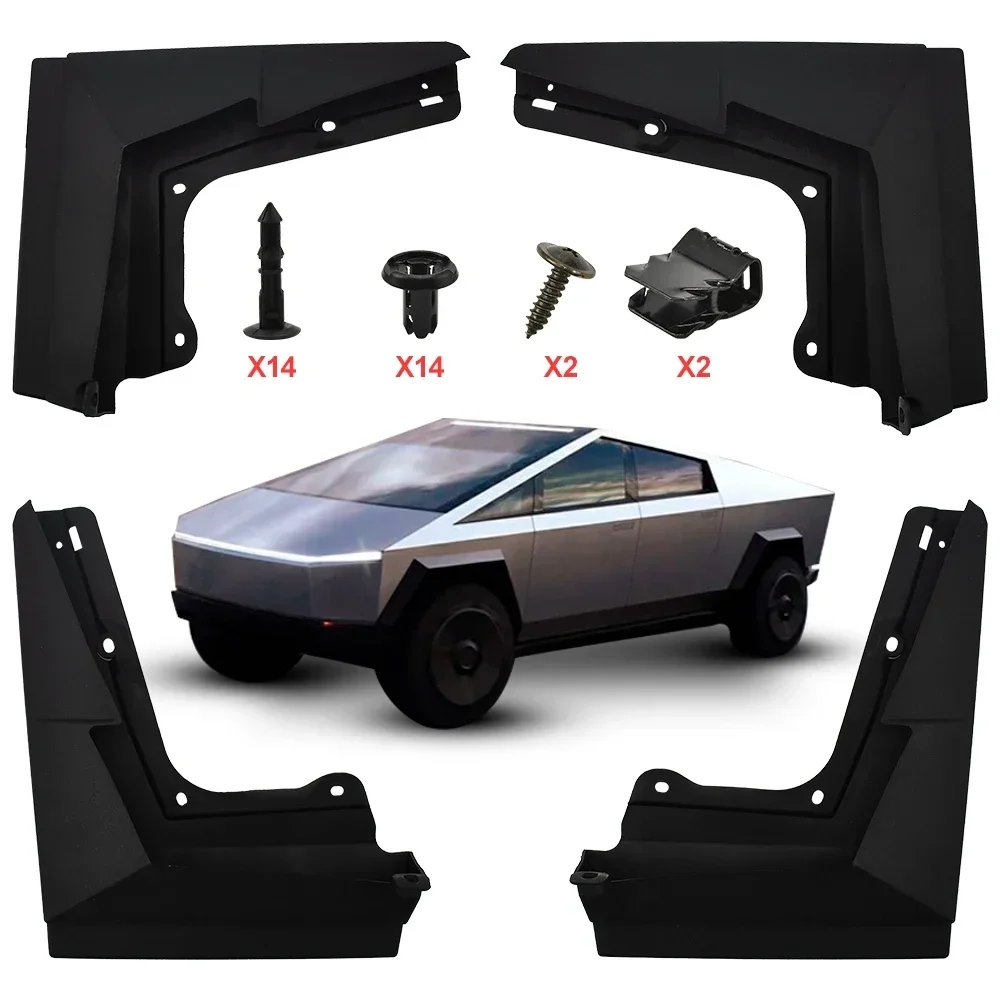 Брызговики пригодные для Tesla Cybertruck 2024 брызговики матовые крыльев внешние