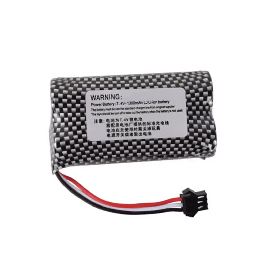 

7.4V 1300mAh Lipo Battery for Watch Gesture Sensing Twisted RC Stunt Car 1pcs 7.4v 2s 18650 Battery SM-3P Plug
