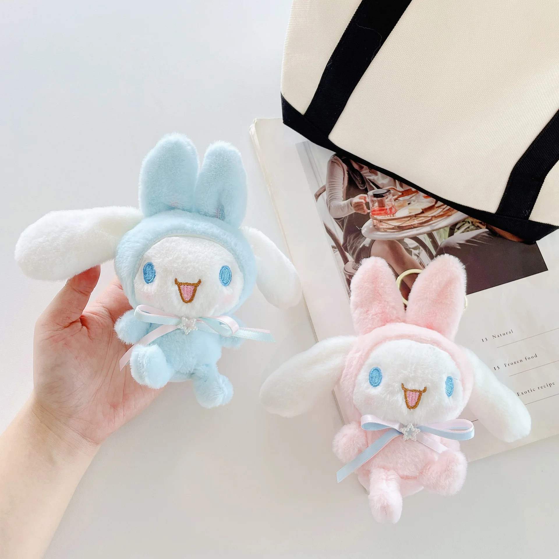 

Новинка Изысканная кукла на удачу длинные уши счастливая собака милое украшение подвеска мягкий брелок Рождественский день рождения модны...