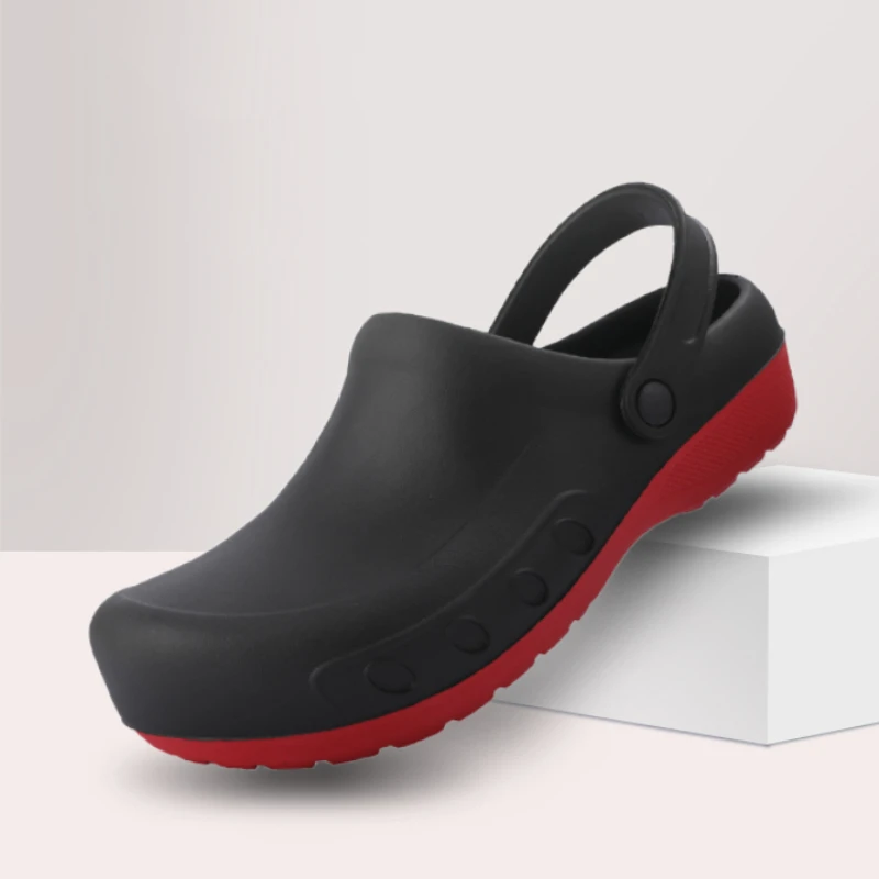 Summer Chef Shoes for Men Sport Sandals Flat Non-slip Clogs Slippers Platform Beach Casual Man Shoes Plus Size Women Sandals