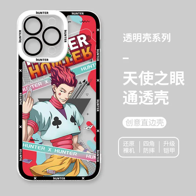 Фото Чехол для телефона Full Time Hunter Apple 16 с рисунком аниме iphone 15 pro max для 12 Killua 14 Pro, новый чехол для телефона XSMAX, праздничный подарок kawaii №5