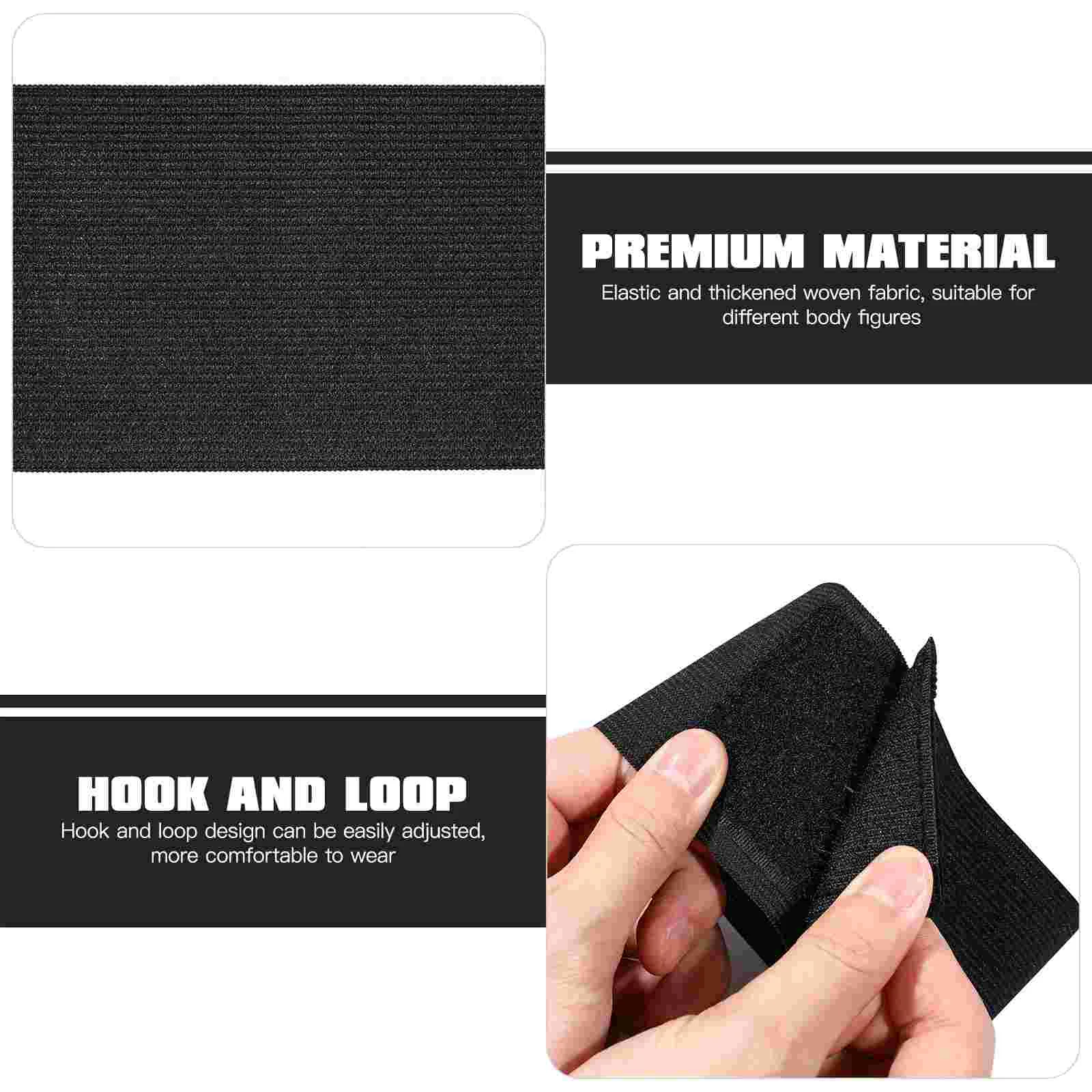 Повязка на руку футбольные аксессуары футбольный капитан браслет черные