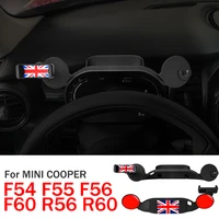 blue red union jack car dashboard phone holder for mini cooper f54 f55 f56 f60 r56 r60 clubman countryman gps mount stand