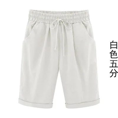women's 100kg fat shorts loose summer casual pants female five-point pants thin outside wear short pants large size