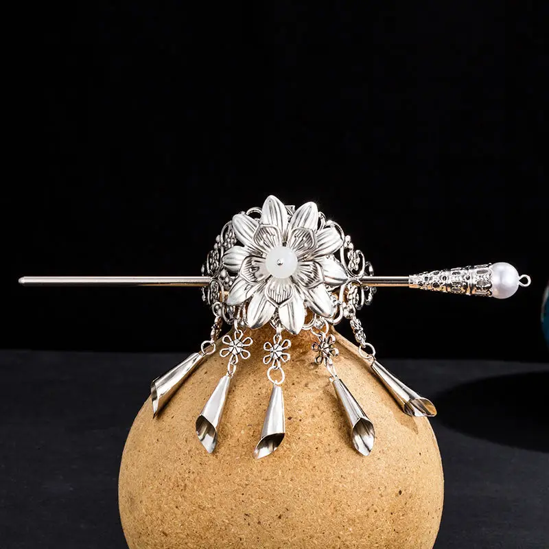

Chinese Hanfu Lotus Hairpin Ancient Hair Crown Hair Headdress