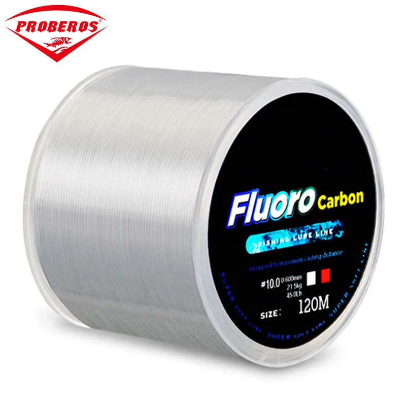 

Fishing Line 120m Invisible Fishing Line Speckle Fluorocarbon Coating 0.20mm-0.35mm 4.13LB-21.34LB Super Strong Spotted Line