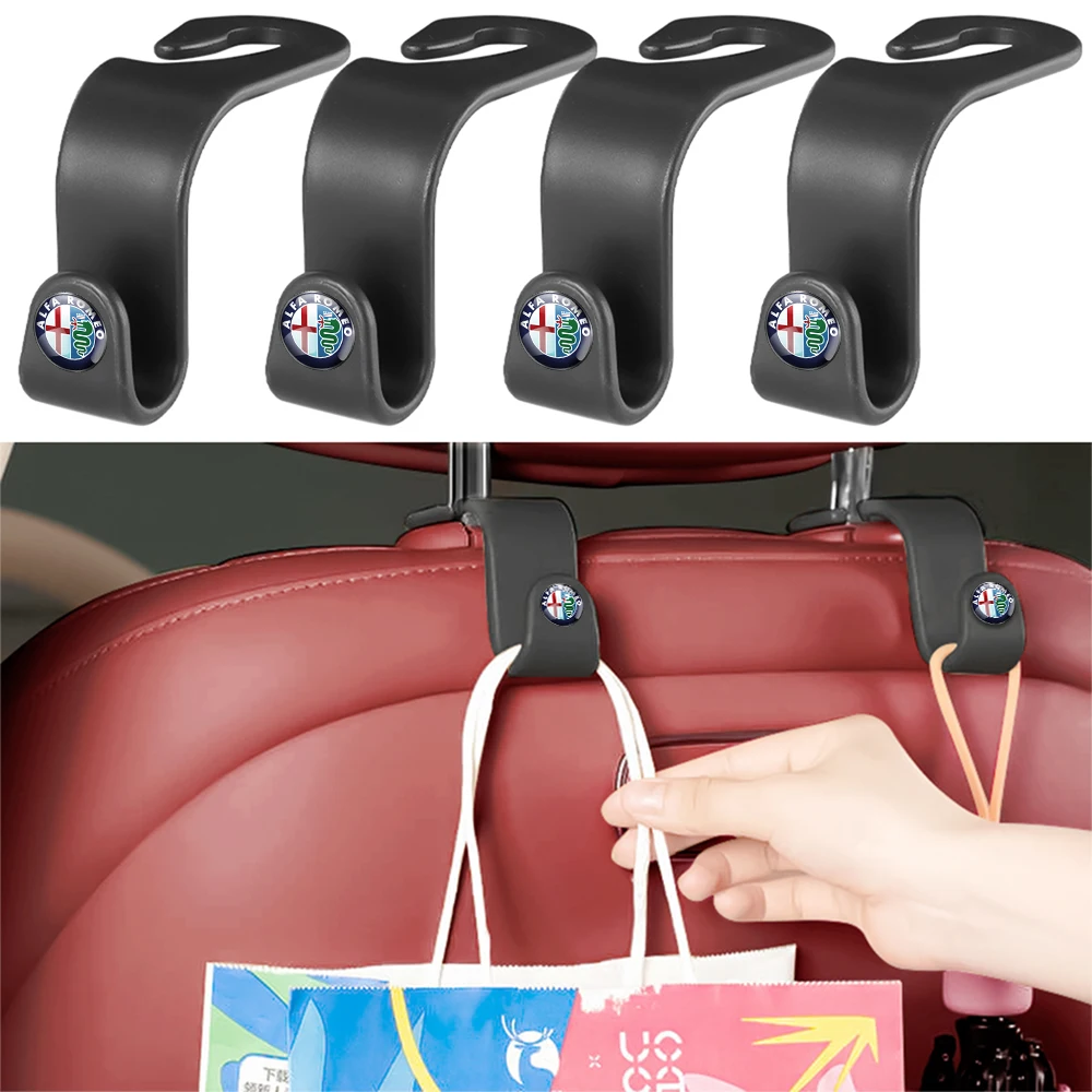 2 шт. крючки для подголовника автомобильного сиденья скрытая вешалка-органайзер