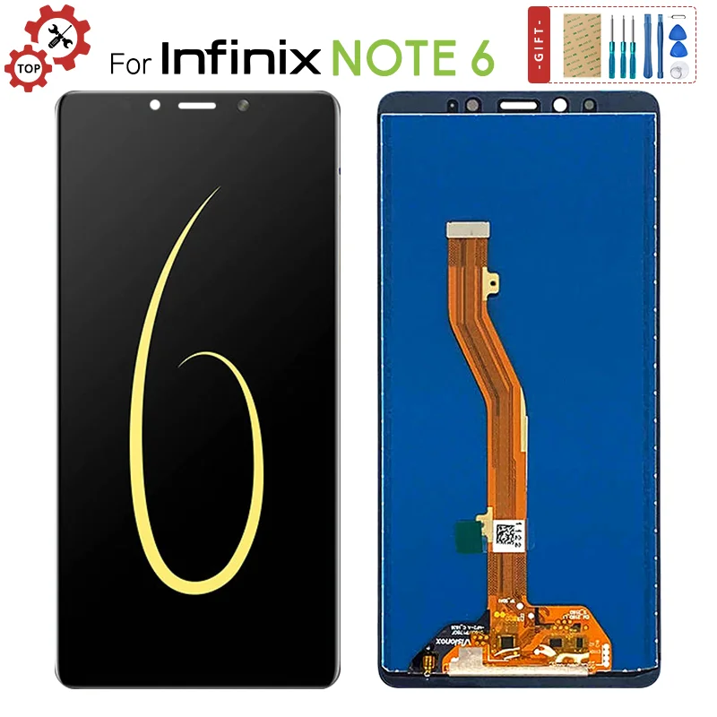 

ЖК-дисплей 6,01 дюйма для Infinix Note 6 X610, ЖК-дисплей и сенсорный экран, дигитайзер, панель в сборе, запасные части для телефона, оригинал