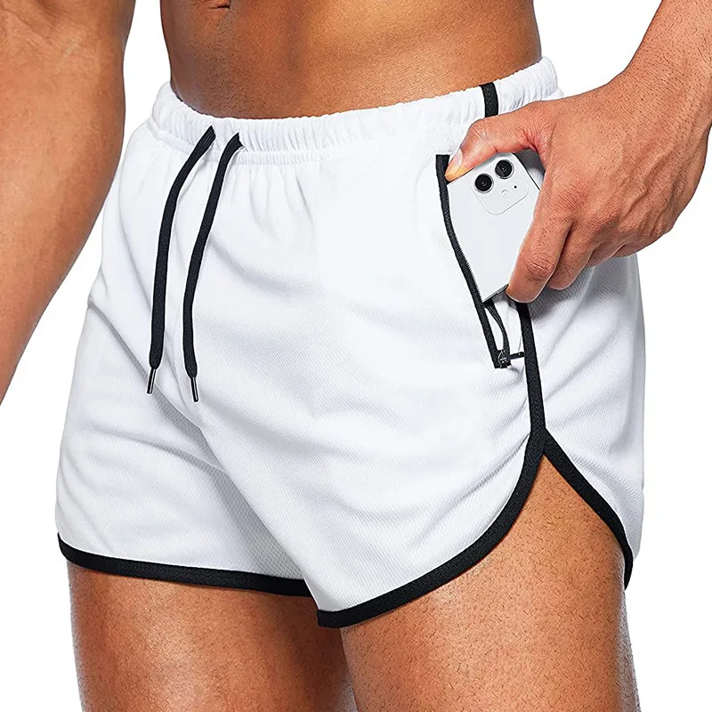 Summer Quick Dry Men's Sports Running Shorts Fitness Beach Short Pants Sportswear Gym Training Workout Shorts Compression Shorts