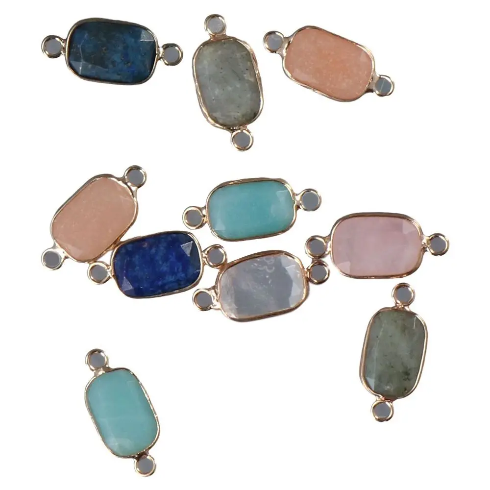 

Разноцветные кристаллы, искусственный сплав и стекло, Прямоугольная форма, смешанные Исцеляющие кристаллы, ручная работа, любимые