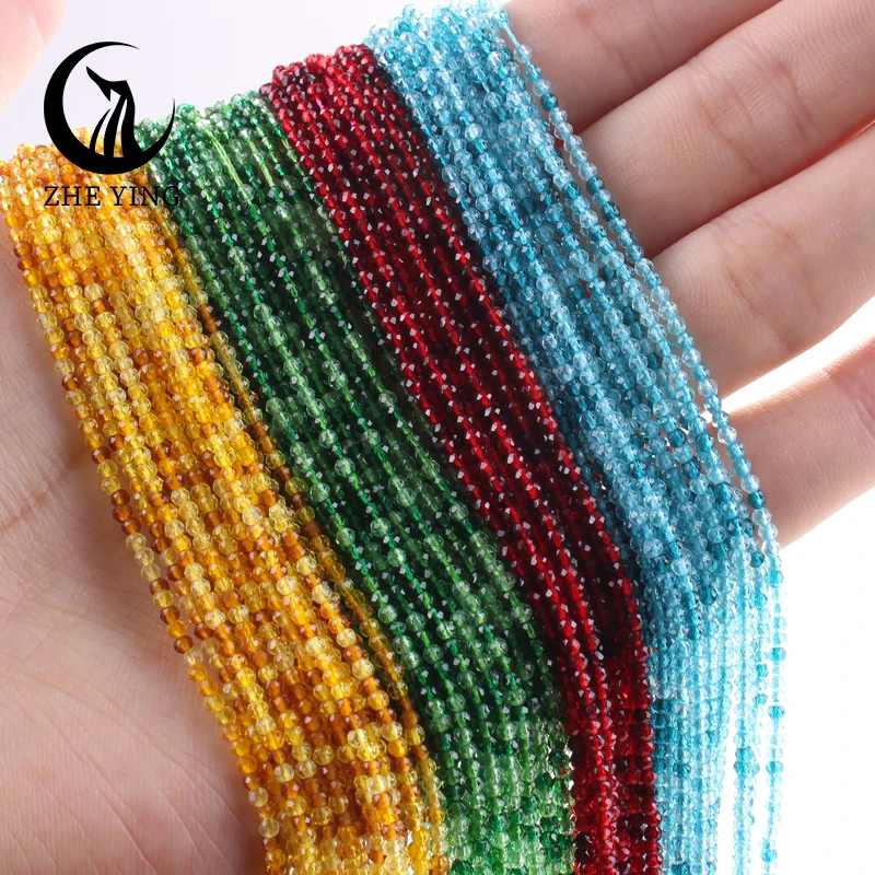 5 нитей Новые разноцветные гидро 2 мм граненые Хрустальные стеклянные бусины