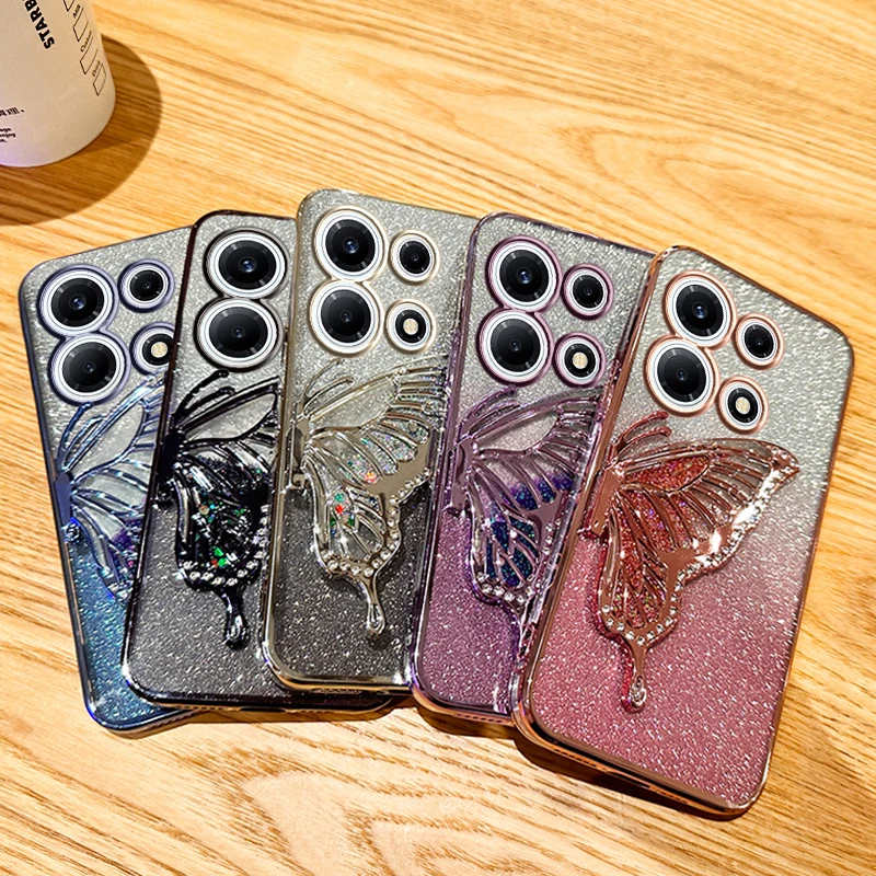 Чехол для телефона Infinix Note 30 Vip чехол с блестками бабочкой зыбучим песком задняя