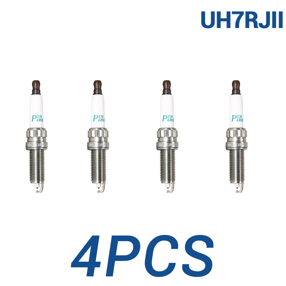 

2-8PCS Замена свечи для ILZKBR7B8G PLZKBR7A-G PLZKBR7B8DG BMW 12120035531 12127570106 Двойная иридиевая факел свечи зажигания UH7RJII