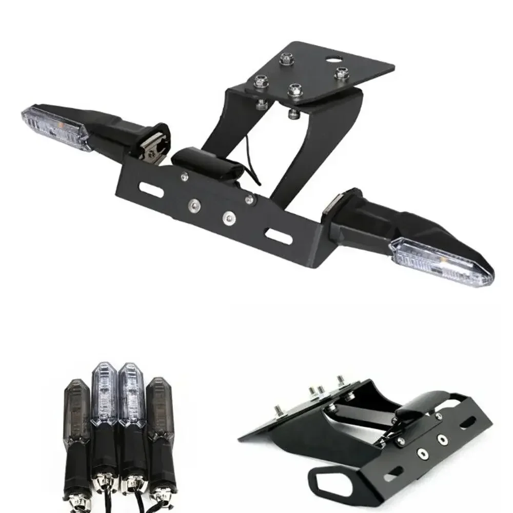 Для KAWASAKI NINJA ZX10RR ZX10R 2017-2022 хвостовой аккуратный держатель пластины светодиодный